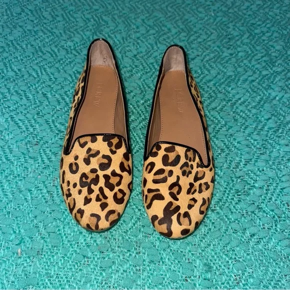 J. Crew Leopard Print Women's Loafers - Picture 5 of 6